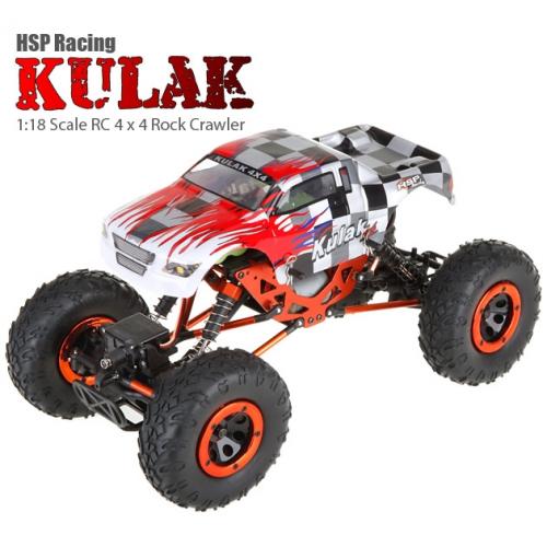 Радиоуправляемый джип-краулер HSP Kulak 4WD 1:18 (94680T2 electric off-road rock crawler) - 30 см
